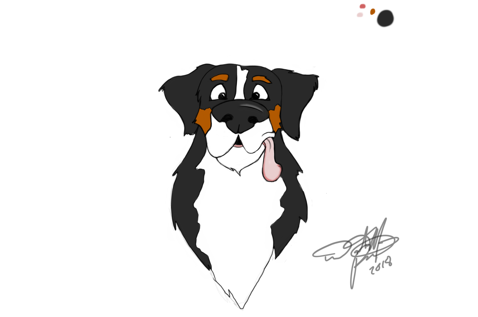 Berner Cartoon Character